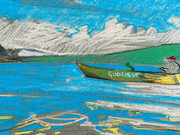James Vaulkhard, God first boat trip, 2024. Courtesy of Guerin Projects