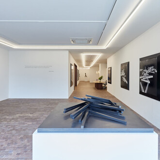 Bernar Venet, Algorithm and chance, exhibition view. Courtesy of Ceysson & Bénétière