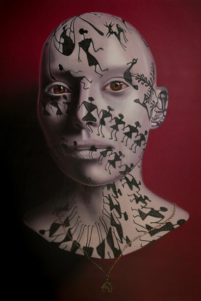 Onur Mansız, An Idol Of A Lost Era, 2024 - Oil on canvas, photo credit: Onur Mansız
