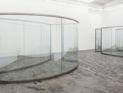 Dan Graham, Dan's World (2018). Courtesy of Galleri Nicolai Wallner and the artist. Photo: Anders Sune Berg
