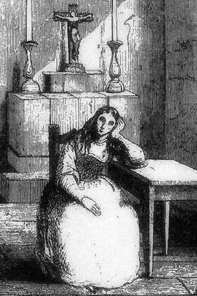 La Quintrala, Catalina de Los Ríos e Lisperguer, incisione