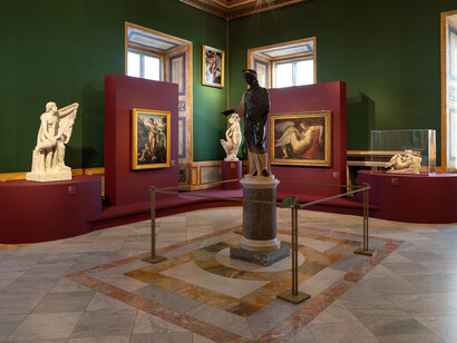 Metamorfosis. Ovidio y las artes, vista de exhibición. Cortesía de la Galleria Borghese