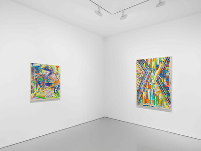 Franklin Evans, Someofsomeofall, exhibition view. Courtesy of Miles McEnery Gallery