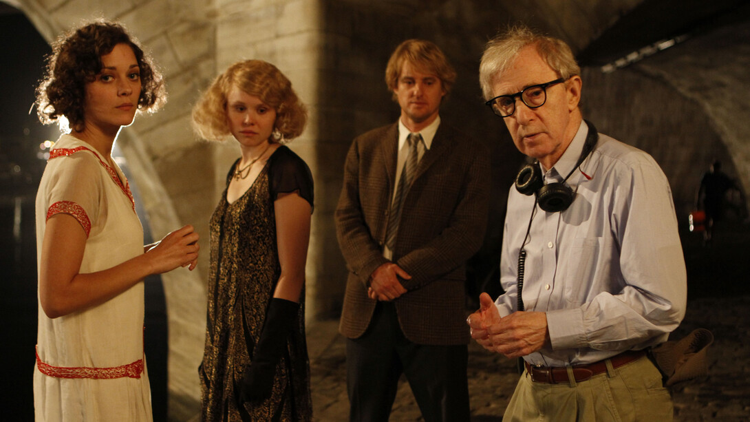 Allen, con el reparto de ‘Midnight in Paris’: Marion Cotillard, Alison Pill y Owen Wilson