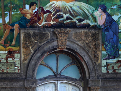 Stabilimento termale Acque della Salute, decorazione di Ernesto Bellandi 