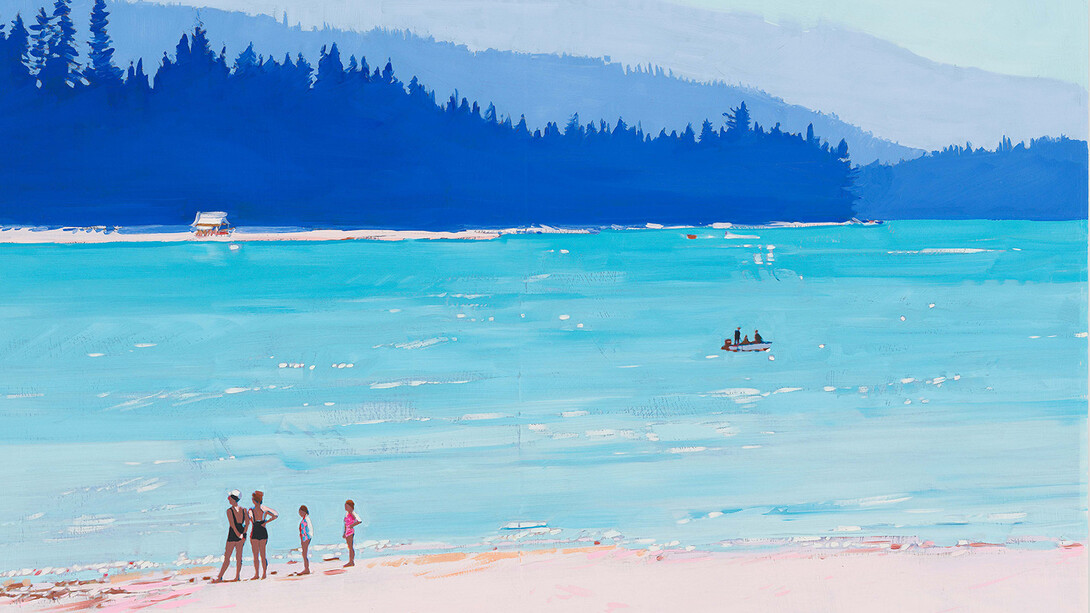 Isca Greenfield-Sanders, Cut from a dream, artwork in exhibition. Courtesy of Berggruen Gallery