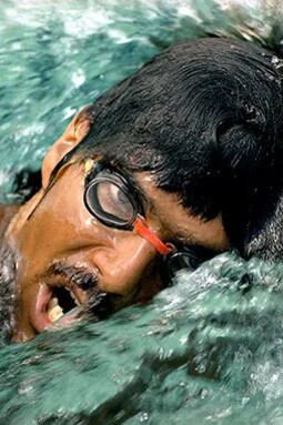 Co Rentmeester, Close up of Mark Spitz training World press photo sports, 1973. Courtesy of Foam © The Life Picture Collection, image by Co Rentmeester