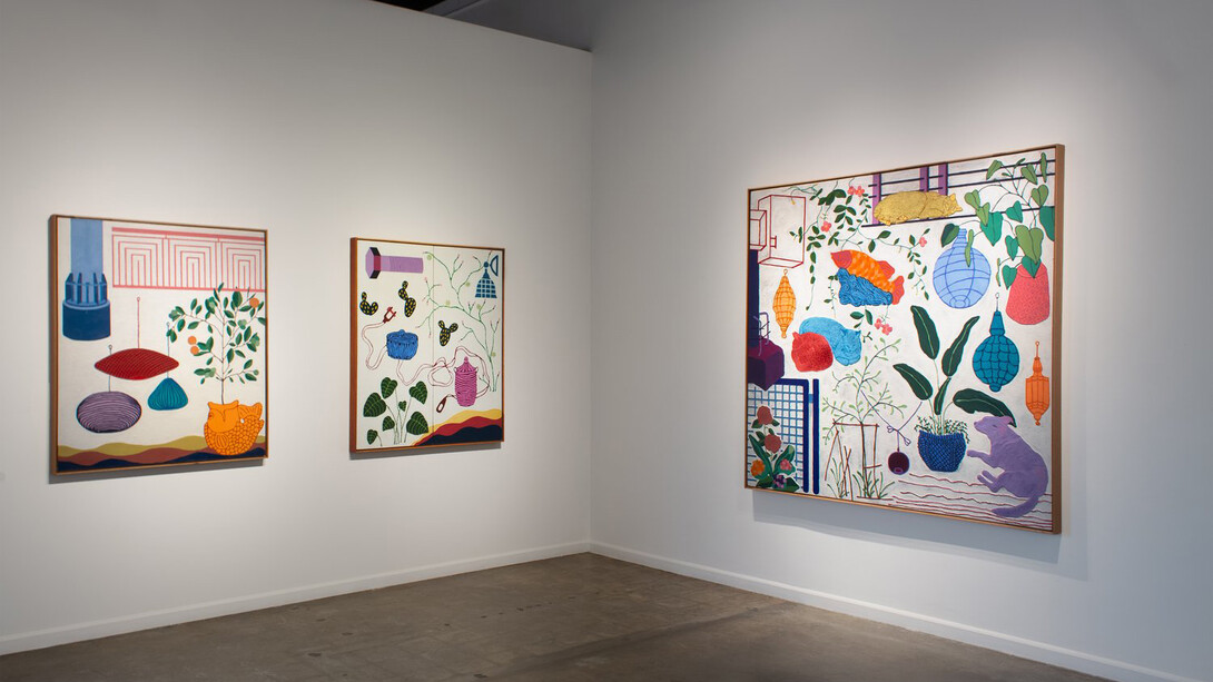 John Miranda, Viajero, ehxibition view. Courtesy of Galleri Urbane