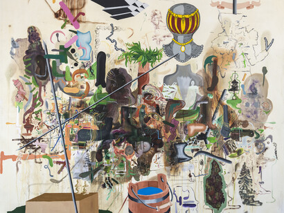 Michael Bauer, Durango B.I.T., 2015, Oil on canvas, 228.6 x 247 cm, 90 x 97 1/4 ins