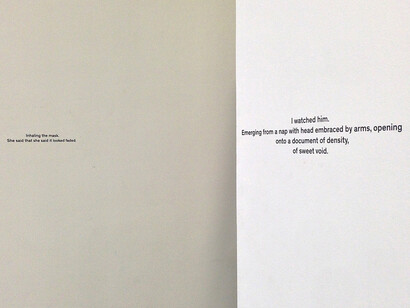 Jo-ey Tang, Patch 2015, lettres adhésives sur mur © Courtesy de l'artiste et Galerie Nathalie Obadia Paris / Bruxelles