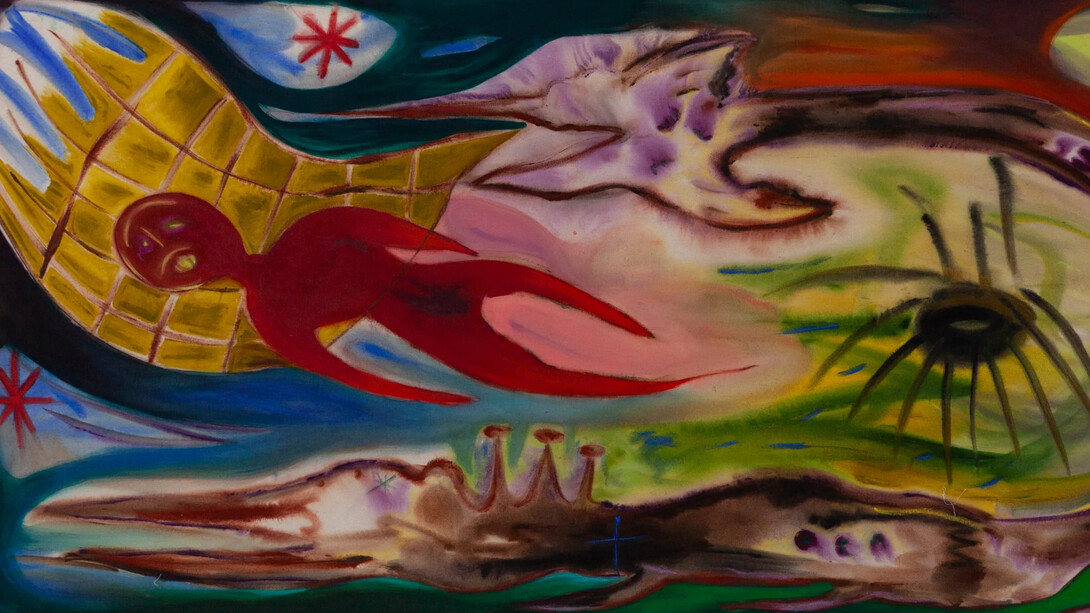 Velma Rosai Makhandia, The ferryman (detail), 2026. Courtesy of Union Pacific