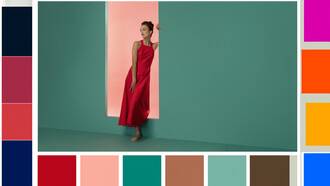 Paleta de cores. A coloração pessoal refere-se à escolha de uma paleta de cores que harmonize com as tuas características naturais