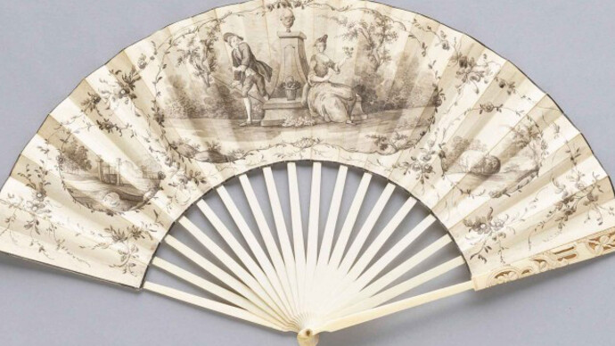 Fans of the Eighteenth Century. Courtesy of De Young Museum