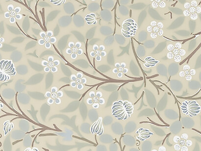 Wallpaper Sample Book 1, page 48: Clover, pattern #382 by Morris & Co