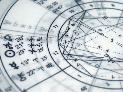 Astrology chart highlighting the New Moon in Pisces, Full Moon in Virgo, lunar cycle, solar eclipse, and lunar eclipse