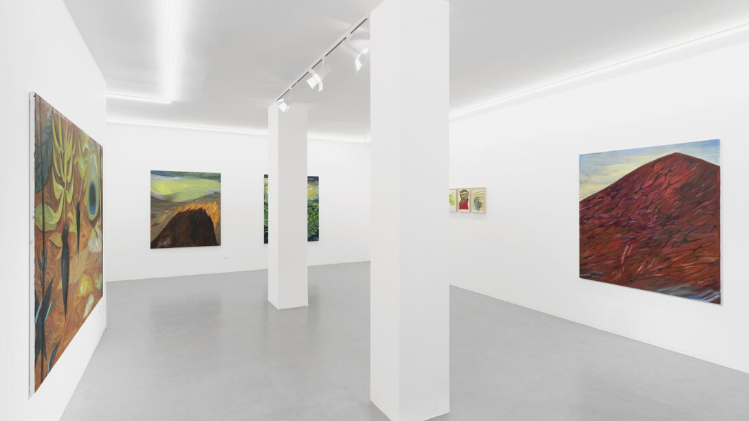 Bárbara Faden, Exhaling blue, sky of the mouth, exhibition view. Courtesy of Balcony Contemporary Art Gallery