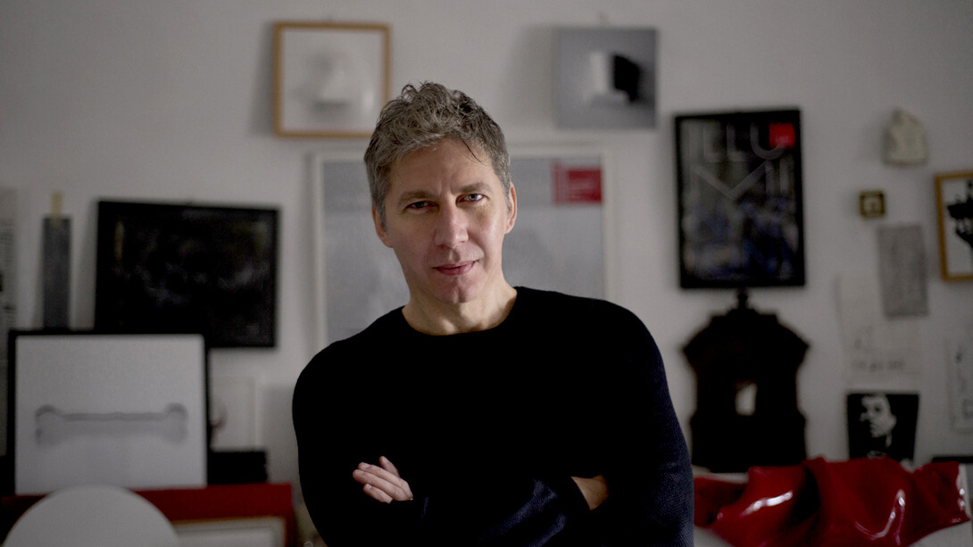 Gino Sabatini Odoardi in his studio (2018). Photo: Federica Giulia Maria Nico