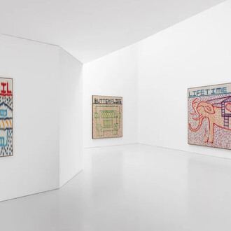 Mark Corfield-Moore, Swan song, exhibition view. Courtesy of Kate MacGarry