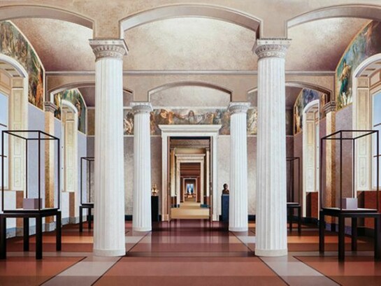 Ben Johnson, Fatherland Room, 2012-2014, Acrylic on canvas, 180 x 250 cm, © Courtesy of the artist and Alan Cristea Gallery