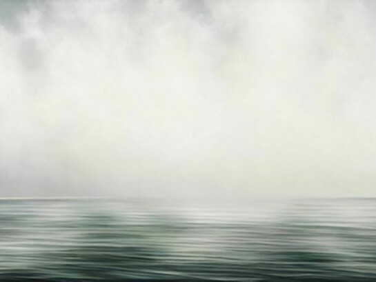 Louise LeBourgeois, Water: Luminous Dance #507, 2013, Oil on panel, 30 x 60 inches