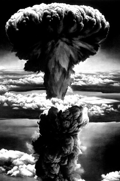 Robert Longo: Untitled (Nagasaki, B), 2003. Courtesy of Albertina Museum