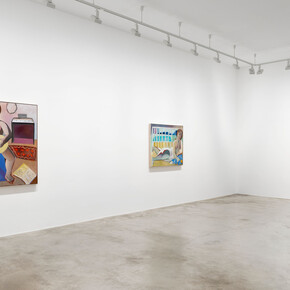 Danielle Orchard, Borrowed chord, vue de l'exposition. Avec l'aimable autorisation de Perrotin