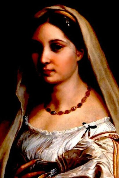 «la mujer velada», Rafael Sanzio 