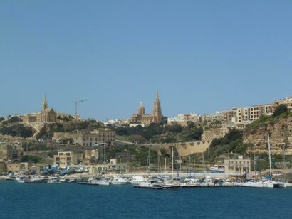 Malta. Costa de la isla de Gozo