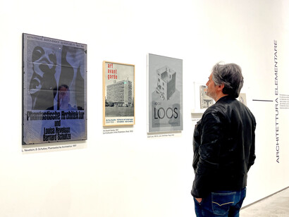 Unbound architecture . Scomposizioni dell'architettura, pagine, progetti, strutture, utopie, vista della mostra. Per gentile concessione del CIAC di Foligno (Centro Italiano Arte Contemporanea)