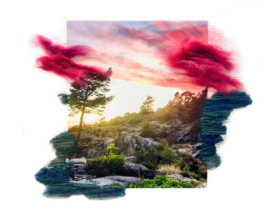 Lucia Engstrom, Dafne's Song, 2023.
Hand Embroidered with Organic Wool, Silk, and Mohair; Cotton Rag Paper,
37 x 31.88 inches (94 x 81 cm), Edition 1 of 3 + 1AP, each unique. Courtesy of the artist and Von Lintel Gallery