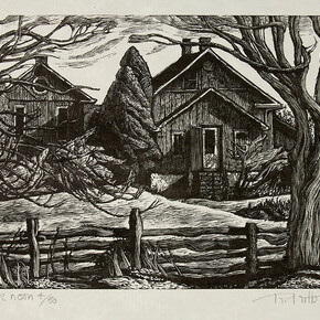 Rosemary Kilbourn (Canadian b. 1931)
November Noon     1984

wood engraving on paper ed. 4/50, Promised gift, 2018