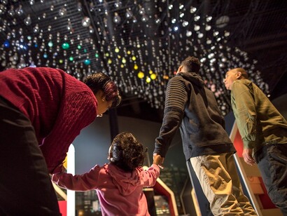 From Earth to us, exhibition view. Courtesy of Ingenium. The Canada Science and Technology Museum