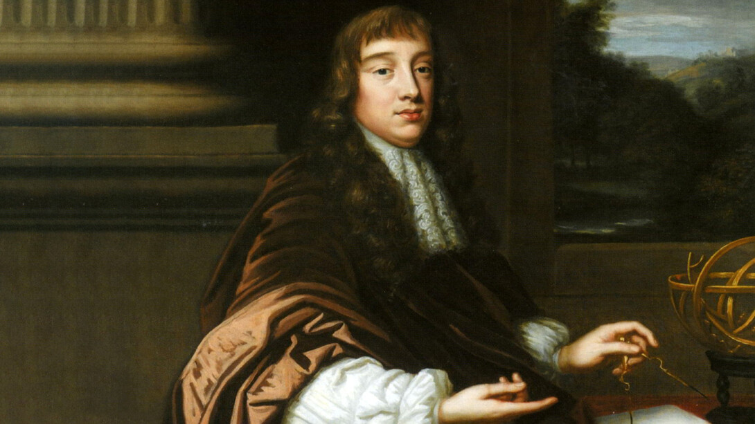 Mary Beale, Retrato de un matemático (hipotéticamente Robert Hooke)