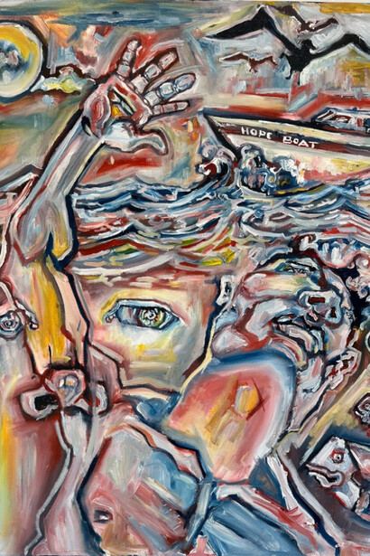 Anthony Newton, The hope float, 2021. Courtesy of Fountain House Gallery 