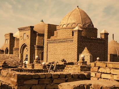 Antiguo asentamiento de Toprak Kala en Karakalpakistán, región de Uzbekistán