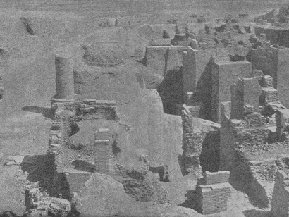 Babylonian Ishtar Gate from the west