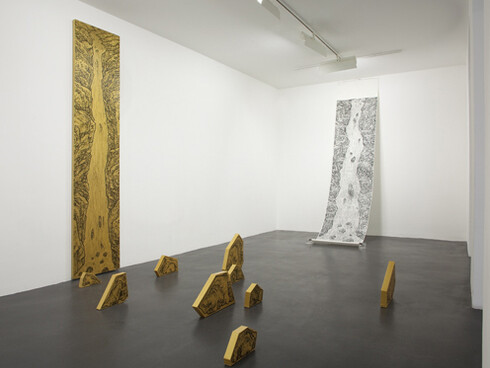 Ni Youyu, Exhibition view. Courtesy of Galerie Nathalie Obadia 