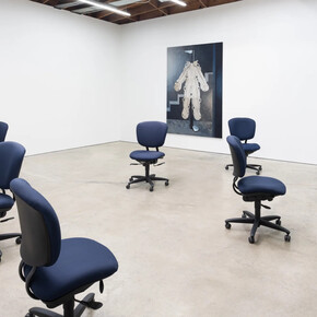 Jacopo Pagin, Office illusions, exhibition view. Courtesy of Make Room