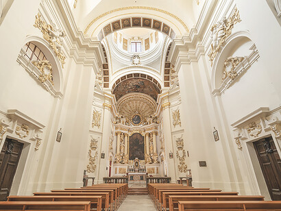 The Tal-Pilar church in Valletta, Malta, stands as a captivating architectural gem