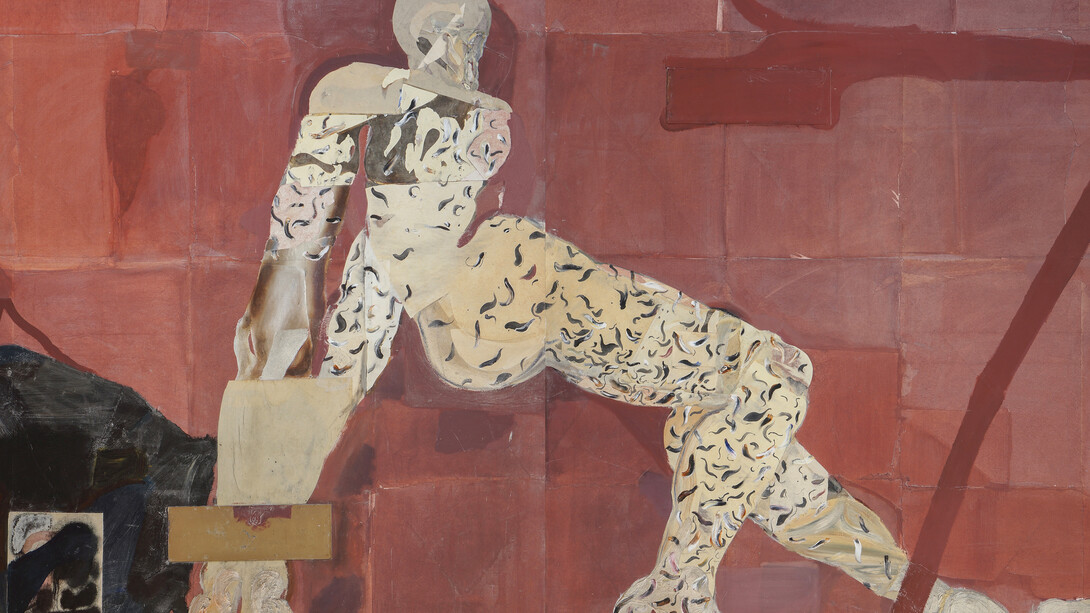 Reima Nevalainen
It Grows on Me, 2018 Acrylics and sand on canvas 200h x 330w cm
78.74h x 129.92w in