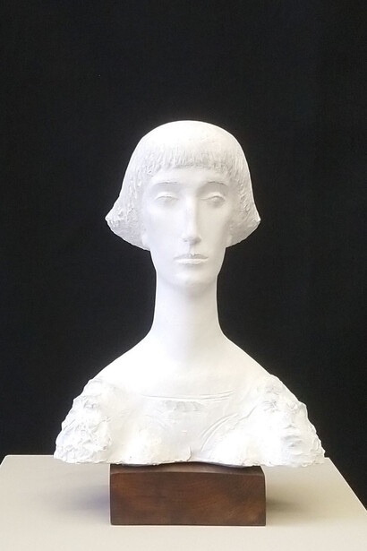 Eduard Mkhoian, Visiting the Minotaur, exhibition sculpture. Courtesy of Erarta Museum