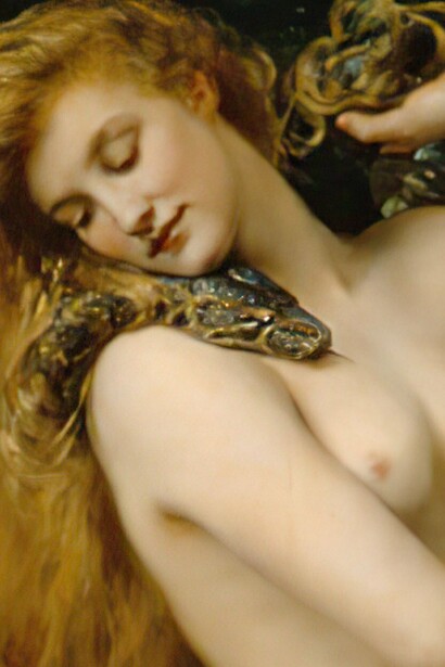 "Lilith", óleo sobre lienzo, John Collier, 1887