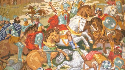 The conquest of Valencia by Jaime I