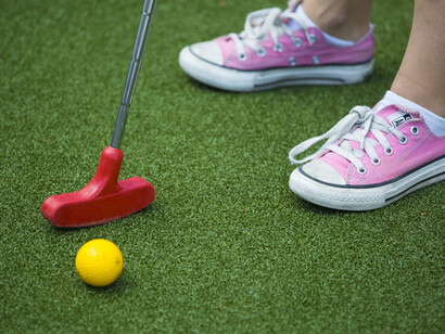 Mini Golf at the IMA. Courtesy of IMA