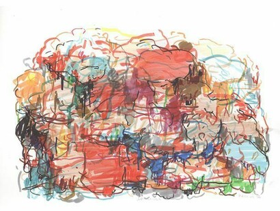 Uwe Kowski, sonnen, 2012, Pitt artist pen, 8.2 x 11.8 in. Courtesy Galerie EIGEN + ART Leipzig/Berlin. Photo: Uwe Walter, Berlin