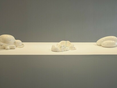 Sharon Engelstein. Ever to Find, Exhibition view. Courtesy of Wilding Cran Gallery 