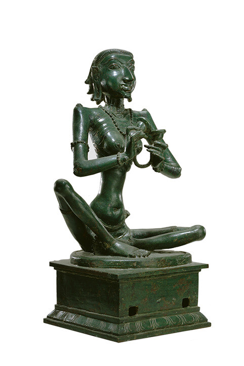 Karaikkal Ammaiyar, a Shaiva Saint, Indian, Tamil Nadu, 11th century.
Bronze, 19 5/8 x 8 7/8 x 5 1/2 inches. Purchase: William Rockhill Nelson Trust, 33-533.