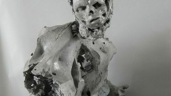 Peter Rogiers, Detail of Wild Boys & Girls, 2013, 178 (h) x 65 x 84 cm, Sculpture: aluminum, Base: wood