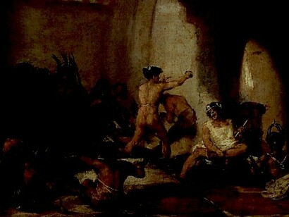 «Casa de locos», Francisco de Goya (1746-1828)