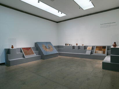 Los incas. Más allá de un imperio, vista de exhibición. Cortesía de Fundación Proa 